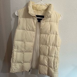 white puffer vest